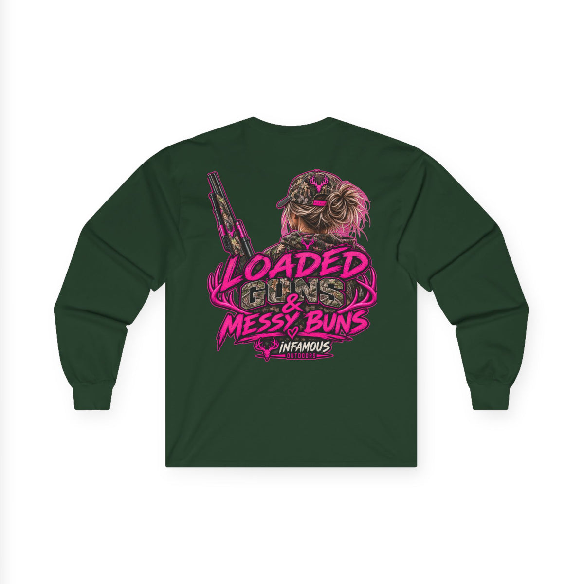 Loaded Guns & Messy Buns-Long Sleeve (Adult)