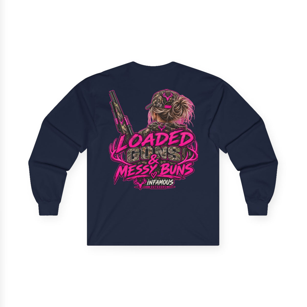 Loaded Guns & Messy Buns-Long Sleeve (Adult)