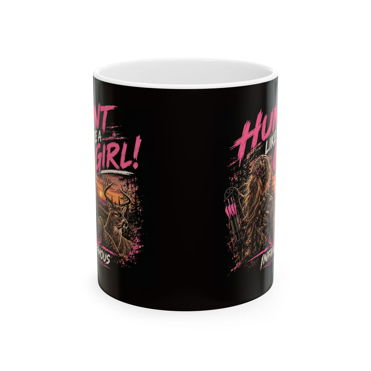 Hunt Like A Girl-Ceramic Mug, 11oz