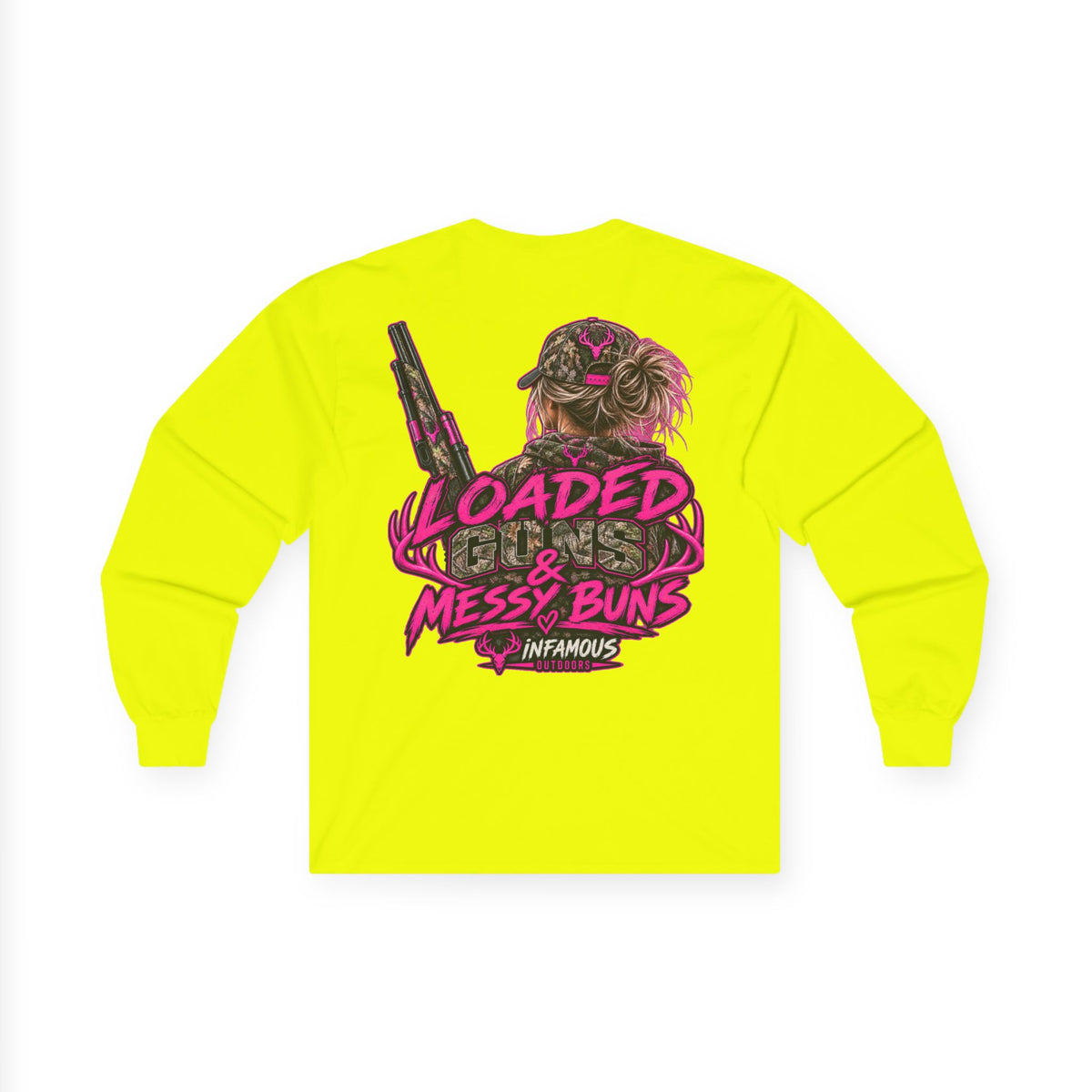 Loaded Guns & Messy Buns-Long Sleeve (Adult)