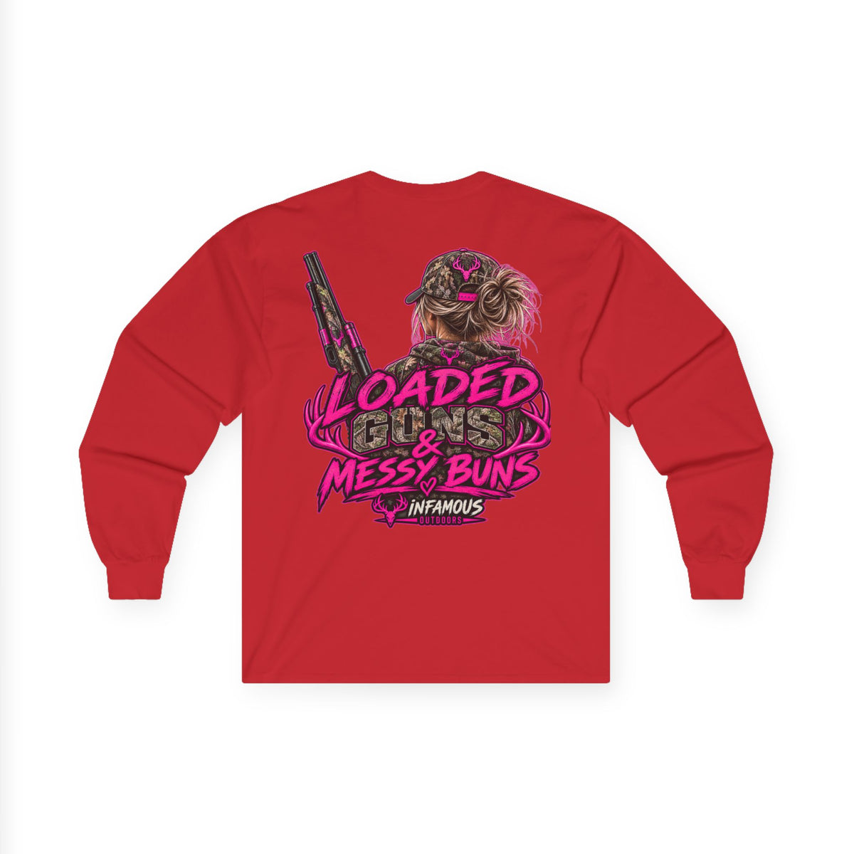 Loaded Guns & Messy Buns-Long Sleeve (Adult)