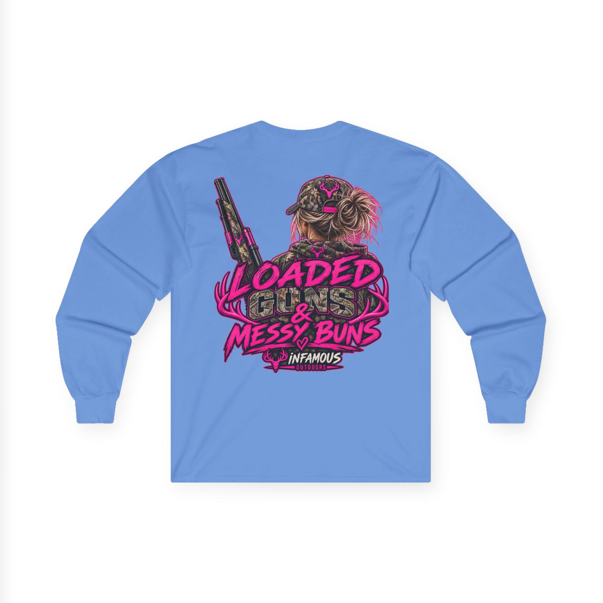 Loaded Guns & Messy Buns-Long Sleeve (Adult)