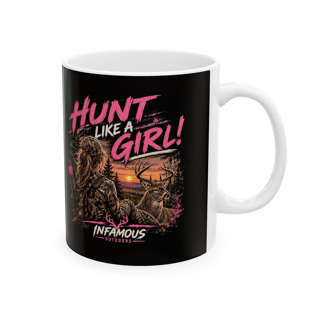 Hunt Like A Girl-Ceramic Mug, 11oz