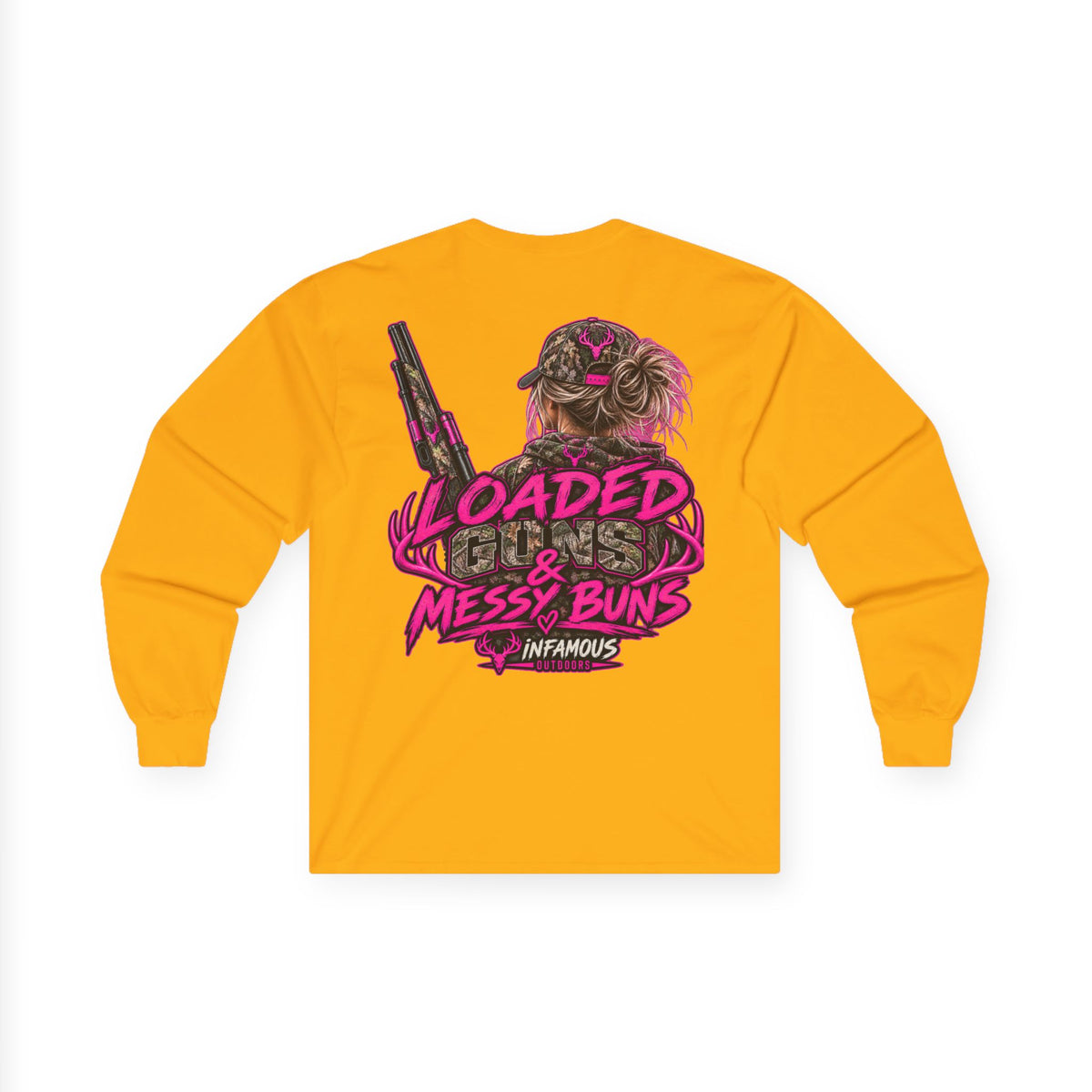 Loaded Guns & Messy Buns-Long Sleeve (Adult)